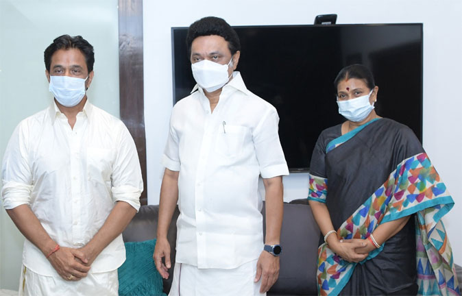 MK Stalin and Arjun