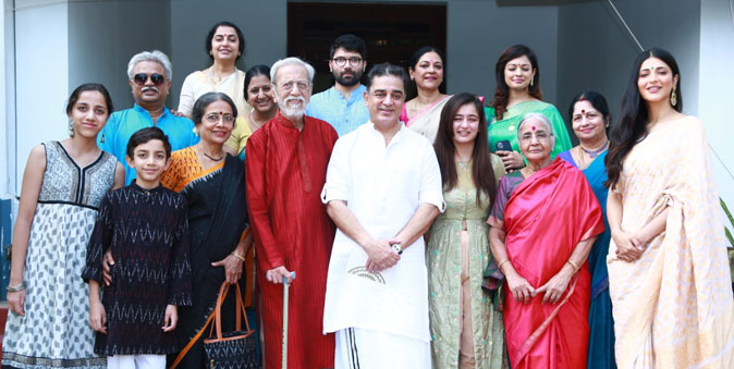 Kamal Hassan Family Photo