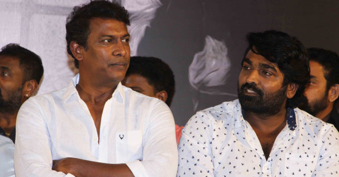 Vijay Sethupathi and Samuthirakkani in Kanni Maadam