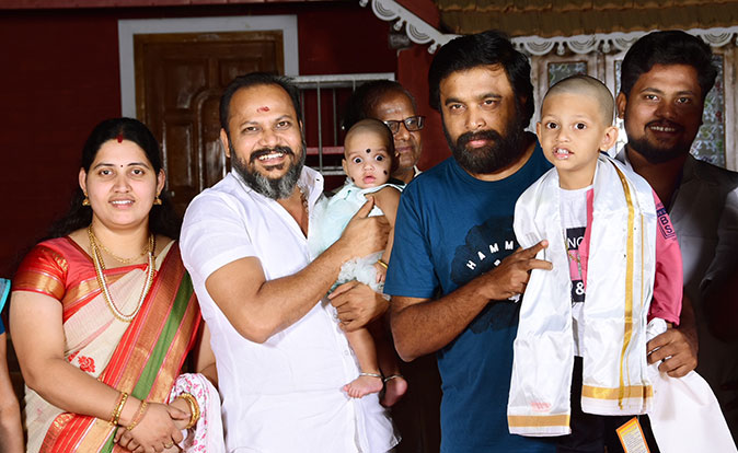 Sasikumar in Nanban Birthday Celebration Sasikumar in Nanban Birthday Celebration
