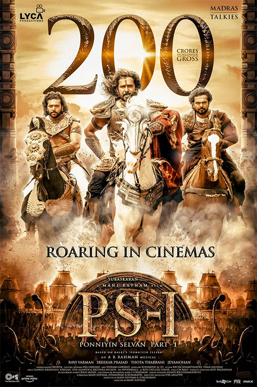 200 crores in Ponniyin Selvan