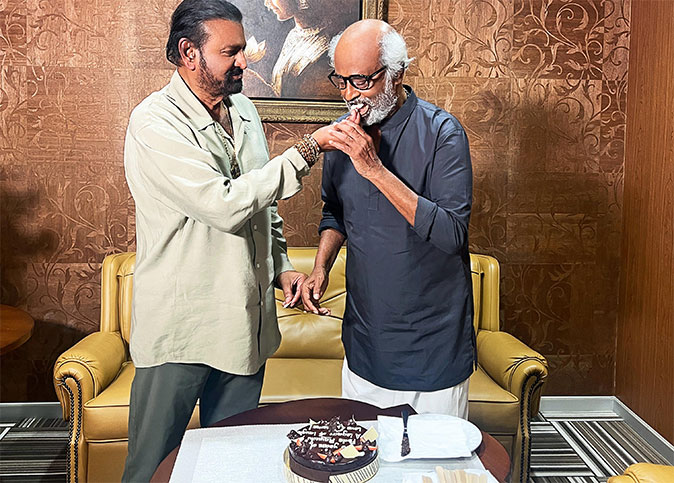 Rajinikanth and Mohan Babu