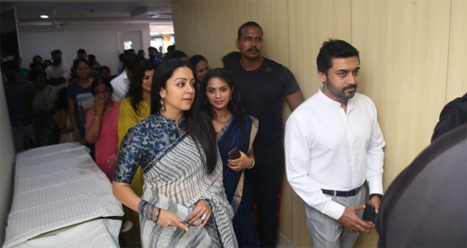 Surya and Jyothika in Promed Hospital