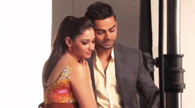 Tamanna and Virat Kohli 