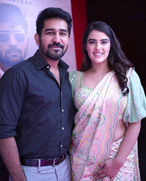 Vijay Antony and Kavya Thappa