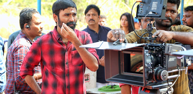 தனுஷின் புது படத்தின் படப்பிடிப்பு குற்றாலத்தில் தொடங்கியது
