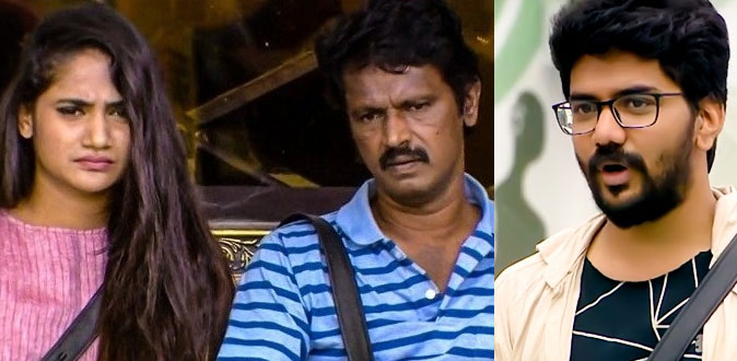 லொஸ்லியா விவகாரம்! - சேரனை செருப்பால் அடிக்க ரெடியான கவின்