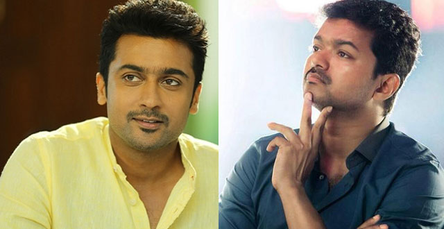 விஜயை சீண்டும் சூர்யா தரப்பு - அமைதிகாக்கும் விஜய் தரப்பு!
