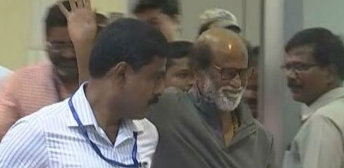 சென்னை திரும்பினார் ரஜினிகாந்த்!