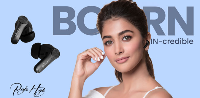 pTron ropes in the iconic Pooja Hegde as Brand Ambassador