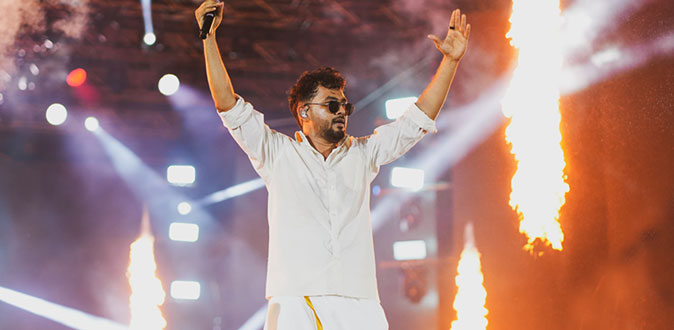 இசை நிகழ்ச்சியில் சாதனை படைத்த ஹிப் ஹாப் தமிழா ஆதி!