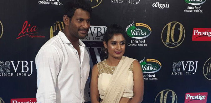 Actor Vishal breaks the ice gracing awards ceremony to honour Mithali Raj