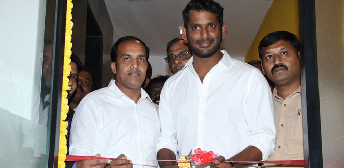 தயாரிப்பாளர்கள் சங்கத்திற்கான புதிய மாஸ்டரிங் யூனிட்! - விஷால் திறந்து வைத்தார்