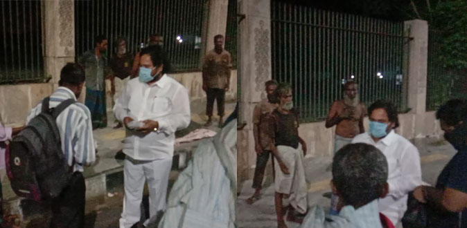 சாலை ஓரம் வசிப்பவர்களின் பசியை போக்கும் நடிகர் பஷீர்