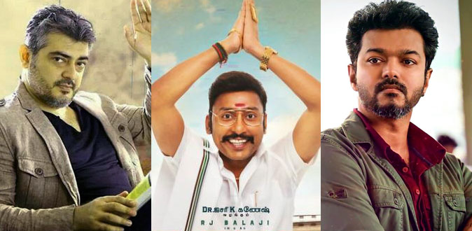 விஜய், அஜித்தை நிராகரித்த ஆர்.ஜே.பாலாஜி! - அதிர்ச்சியில் ரசிகர்கள்