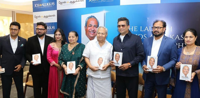 Actor Madhavan launches the Tamil Edition of 'Gold' the Autobiography Book of Jos Alukkas