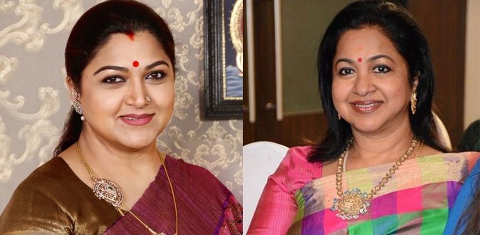 குஷ்பூ, ராதிகா இடையே திடீர் மோதல்!