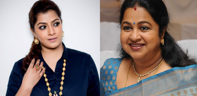 ராதிகா பற்றி வரலட்சுமி அளித்த அதிர்ச்சி பேட்டி! - கோலிவுட்டில் பரபரப்பு