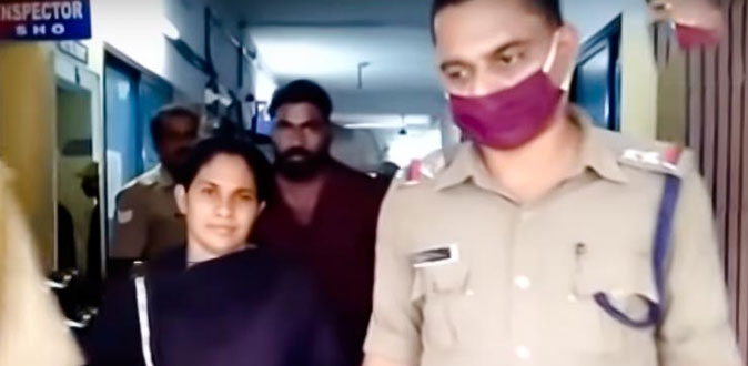 கணவருடன் சேர்ந்து சாராயம் காசிய சீரியல் நடிகை கைது!