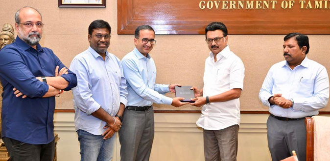 தமிழக முதல்வரை சந்தித்த ஜியோஹாட்ஸ்டார் குழு!