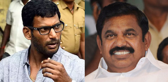முதல்வரை சந்திக்கும் முயற்சியில் விஷால்!