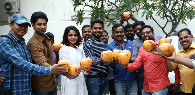 Actor Aari celebrates an ‘Organic’ Birthday at ALEKA shooting spot