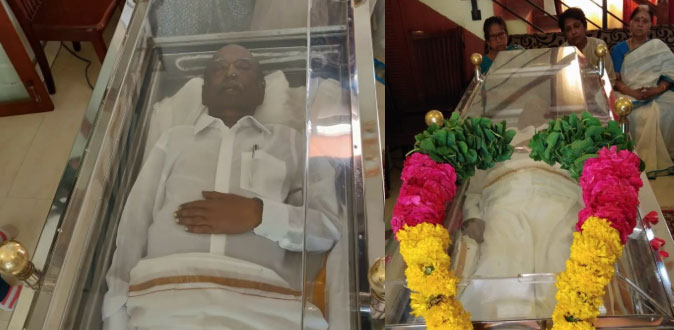 மகேந்திரன் உடலுக்கு ரஜினி நேரில் அஞ்சலி!