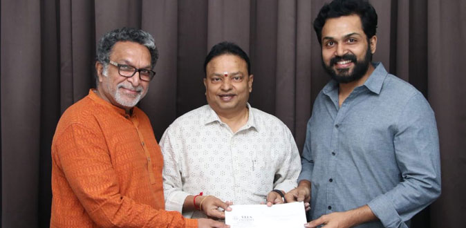 நடிகர் சங்க கல்யாண மண்டபத்திற்கு ரூ.1 கோடி நன்கொடை வழங்கிய ஐசரி கணேஷ்!
