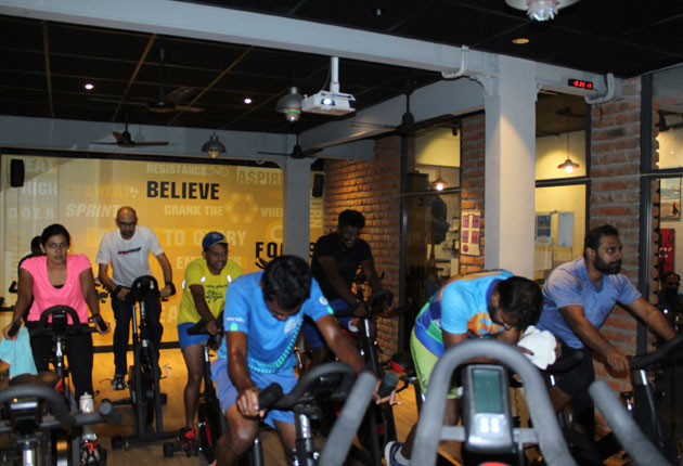 Indoor Crit Race organized by PedalBeat & Tamilnadu Cycling Club
