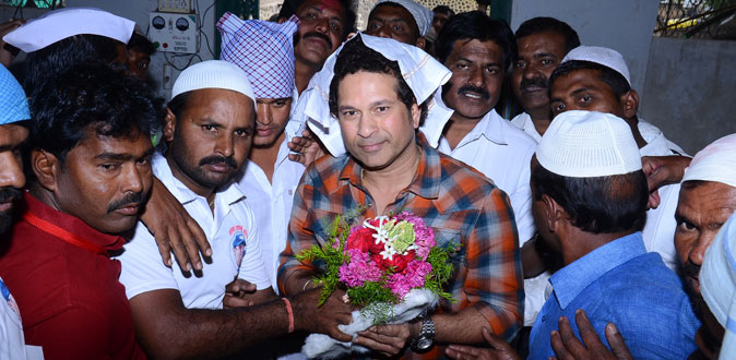 Sachin Tendulkar visits Donja!