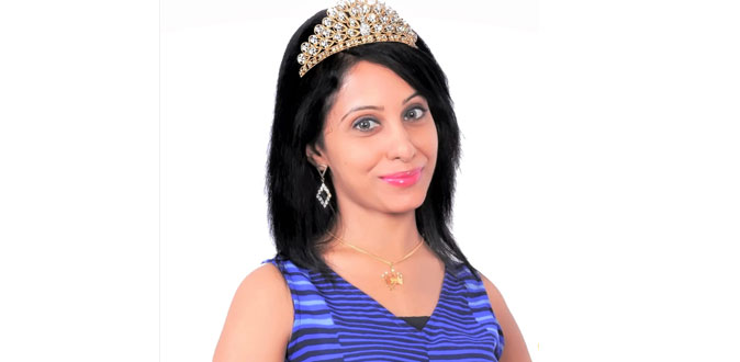Shreyaa Sumi Wins the Title Radiant Beauty Miss south Asia world 2020