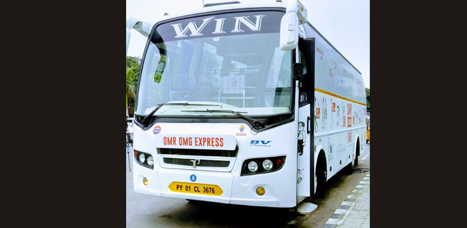 Free AC Bus Service on OMR till Sept 21