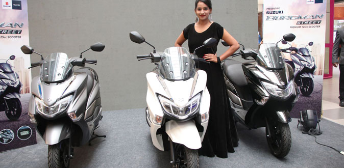 SUZUKI BURGMAN STREET - The special one, launched in India