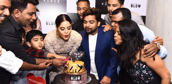 Bindu Madhavi inaugurates Salon Blow at Velachery