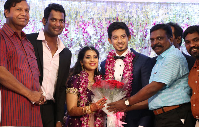 Vishal's Sister Aishwarya - Krithish Wedding Reception