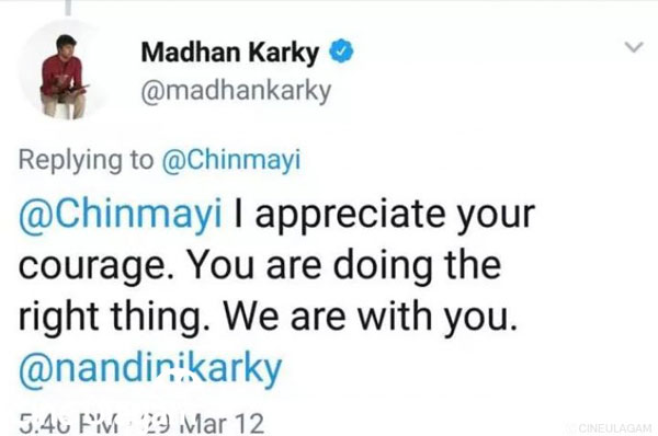 Madhan Karky Tweet