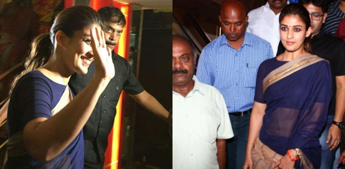 Nayanthara Theater Visit